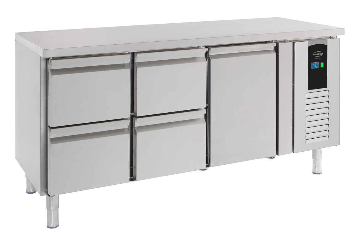 Koelwerkbank | Energy Line | 291L | 1 deur 4 laden | +2°C/+8°C | Geforceerd | 1795x700x860(h)mm