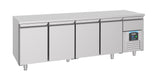 Koelwerkbank | 632L | 4 Deuren + 1 Lade | -2°C/+8°C | Geforceerd | 2330x700x850(h)mm