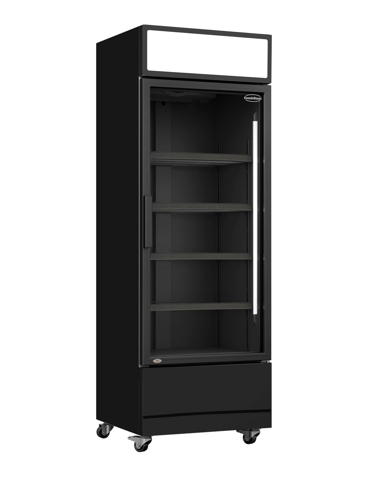 Drankenkoeling Zwart | 360L | Glasdeur | +1°C/+10°C | Geforceerd | 610x610x1973(h)mm