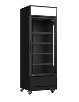 Drankenkoeling Zwart | 360L | Glasdeur | +1°C/+10°C | Geforceerd | 610x610x1973(h)mm