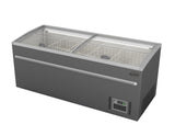 Supermarkt Vrieskist | 850L | Grijs | -18°C/-22°C | Statisch | Schuifdeksels | 2100x850x870(h)mm
