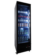 Glasdeur Koelkast | 500L | Zwart | 0°C/+10°C | Geforceerd | 620x705x2050(h)mm
