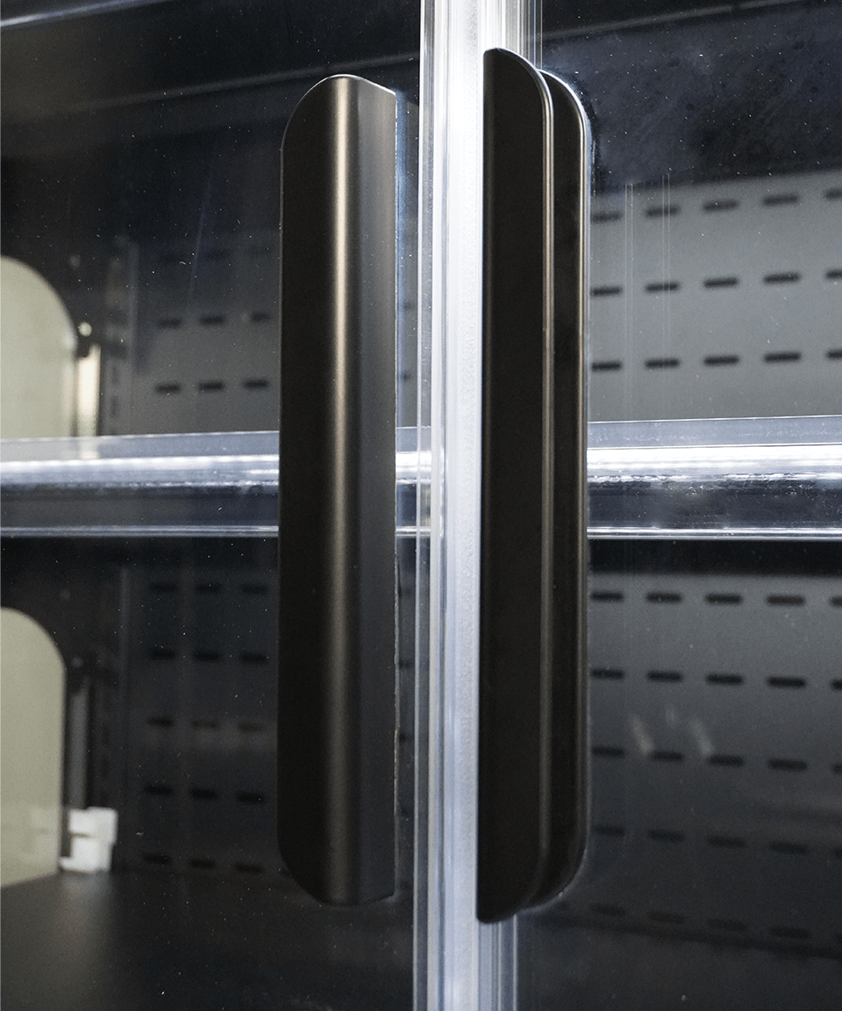 Wandkoeling Marco | Zwart | Draaideuren | 1939L | +2°C/+8°C | Geforceerd | 5 Etages | 1935x740x2010(h)mm