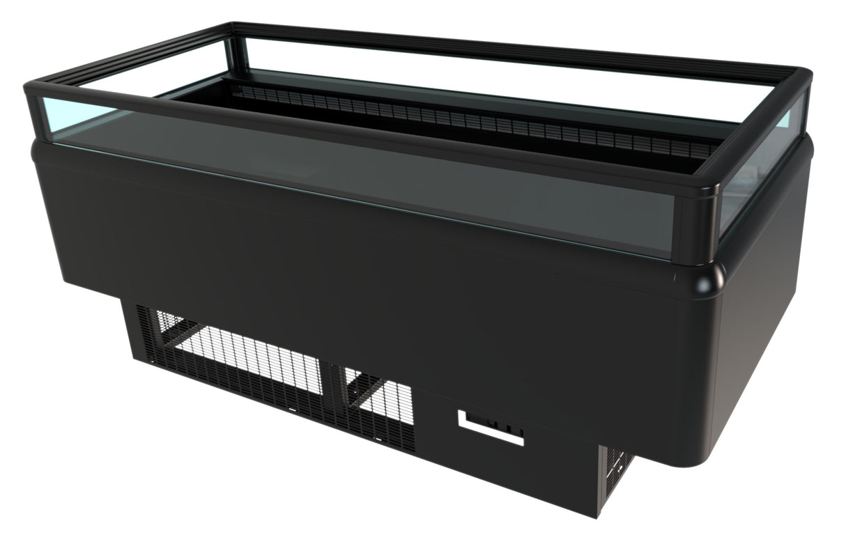 Koel-Vrieseiland | Zwart | Omschakelbaar | 240L | 0°C/+6°C | -16°C/-22°C | Geforceerd | 1530x995x950(h)mm