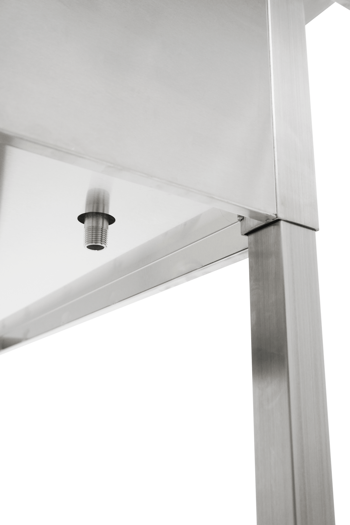 Bar-/Cocktailstation | RVS | IJs-/Ingrediëntenbak + Flessenrek | 900x820x900/950(h)mm
