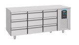 Koelwerkbank | ENERGY LINE | 474L | 9 laden | -2°C/+8°C | Geforceerd | 1865x700x850(h)mm
