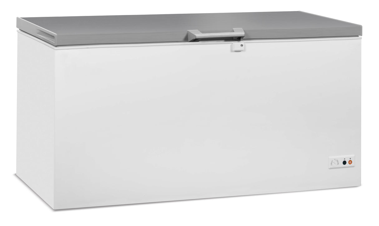 vrieskist 572L | tot -18°C /-24°C| wit/RVS | klapdeksels | 1775x743x840(h)mm
