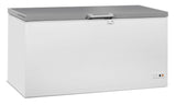 vrieskist 572L | tot -18°C /-24°C| wit/RVS | klapdeksels | 1775x743x840(h)mm
