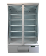 Glasdeur Koelkast Wit | 1000L | 2 Glasdeuren | 0°C/+10°C | Geforceerd | 1253x710x1997(h)mm