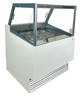 Schepijsvitrine KOMODO | 189L | 6x 5L | -16°C/-18°C | Geforceerd | 910x880x1300(h)mm