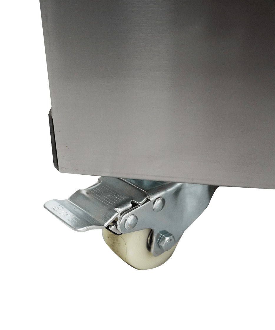 Koelvitrine | 270L | Zwart/RVS | +2°C/+8°C | 3 Schappen | 915x675x1210(h)mm