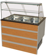 Gekoeld Buffet GN 3x 1/1 met led verlichting | Statisch | 230V | 1070x800x850/1350h)mm