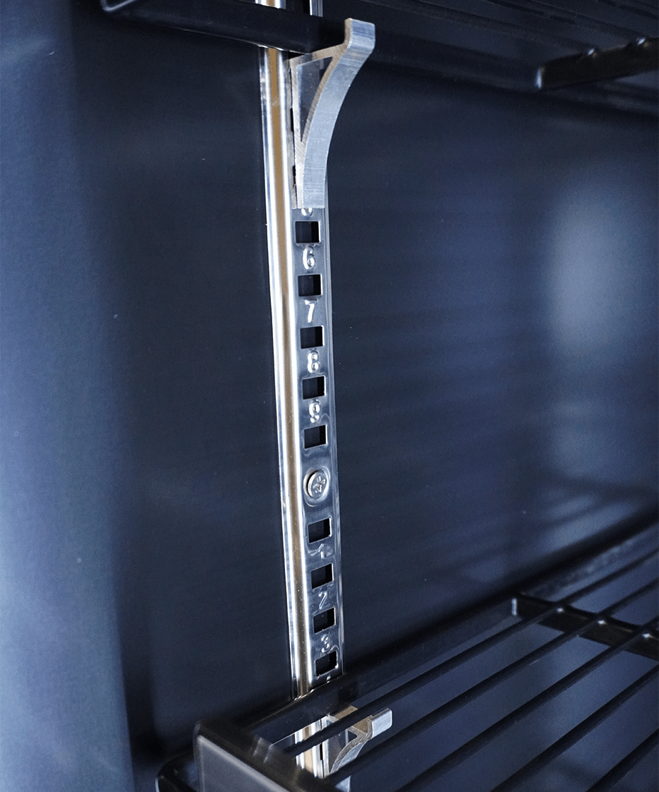 Glasdeur Koelkast | 500L | Zwart | 0°C/+10°C | Geforceerd | 620x705x2050(h)mm