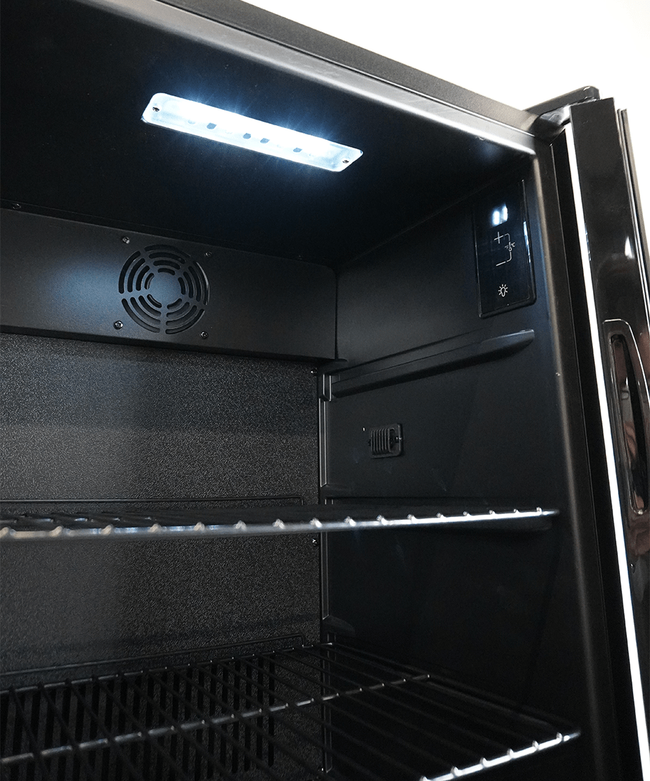 Drakenkoeling | Zwart | 80L | +3°C/+10°C | Statisch | 474x440x840(h)mm