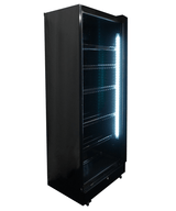 Drankenkoeling | 400L | Zwart | +2°C/+10°C | Statisch | Wielen | 650x595x1795(h)mm