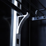 Glasdeur Koelkast | 1200L | Zwart | +2°C/+10°C | Geforceerd | Draaideuren | 1600x600x2100(h)mm