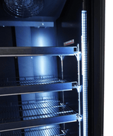 Glasdeur Koelkast | 500L | Zwart | 0°C/+10°C | Geforceerd | 620x705x2050(h)mm