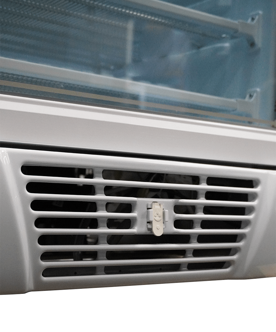 Glasdeur Vrieskast | Wit | 382L | 1 Deur | -18°C/-24°C | Statisch | 640x670x1875(h)mm