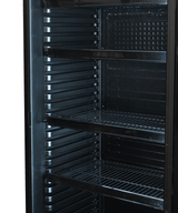 Drankenkoeling | 400L | Zwart | +2°C/+10°C | Statisch | Wielen | 650x595x1795(h)mm