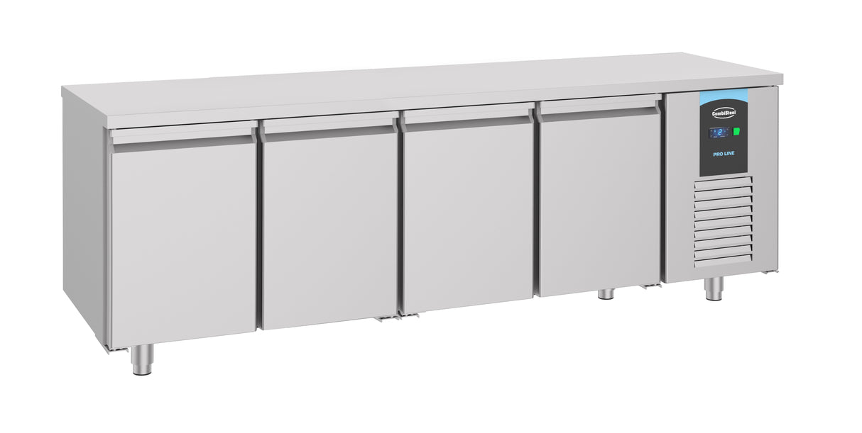 Koelwerkbank | ENERGY LINE | 623L | 4 Deuren | -2°C/+8°C | Geforceerd | 2330x700x850(h)mm