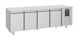 Koelwerkbank | ENERGY LINE | 623L | 4 Deuren | -2°C/+8°C | Geforceerd | 2330x700x850(h)mm