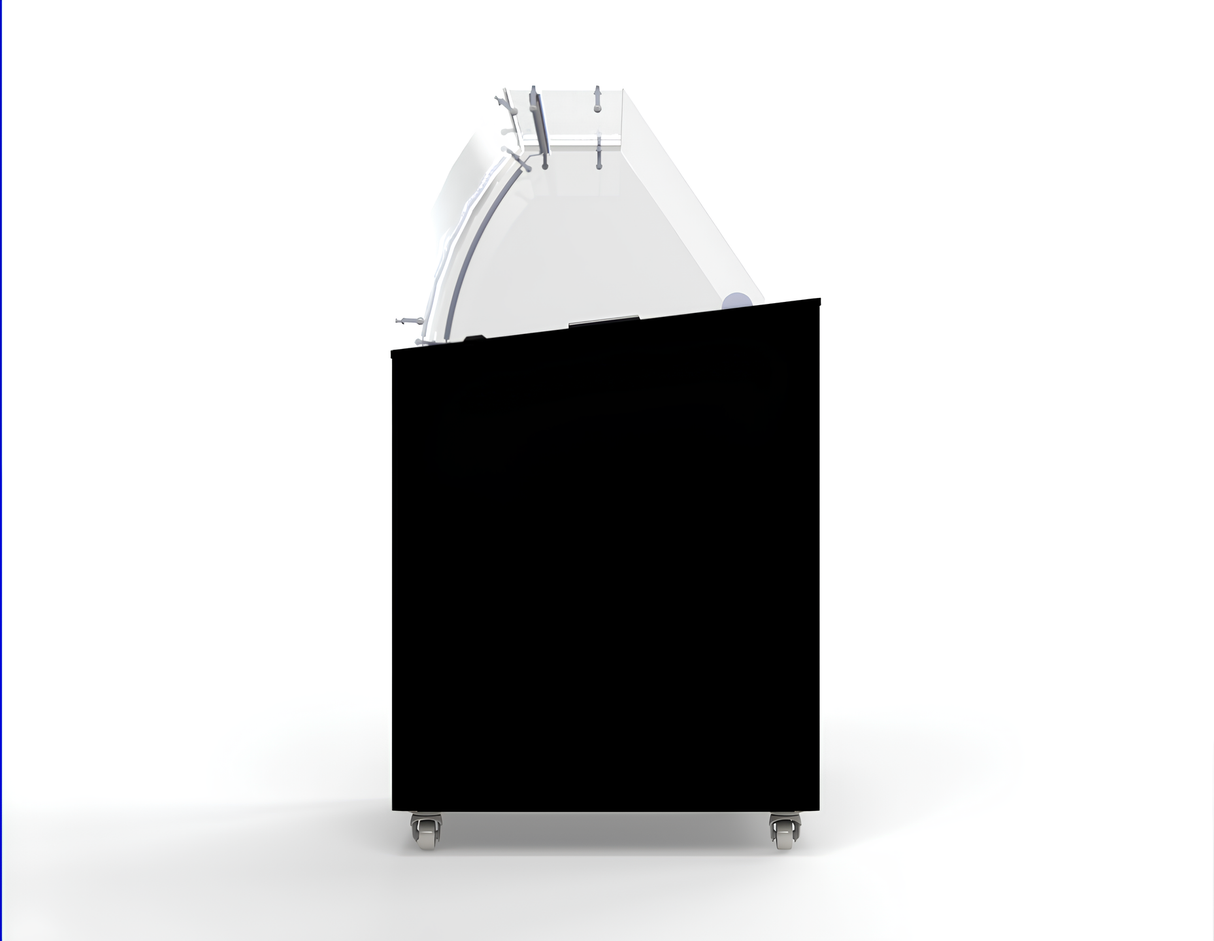 Schepijsvitrine CORSICA | Energiezuinig | 231L | 6x 5L | -14°C/-24°C | Statisch | Gekoelde Reserve | 909x644x1229(h)mm