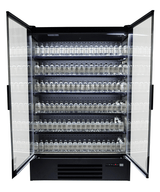 Wandkoeling Marco | Zwart | Draaideuren| 1292L | -1°C/+5°C | Geforceerd | 5 Etages | 1310x740x2010(h)mm