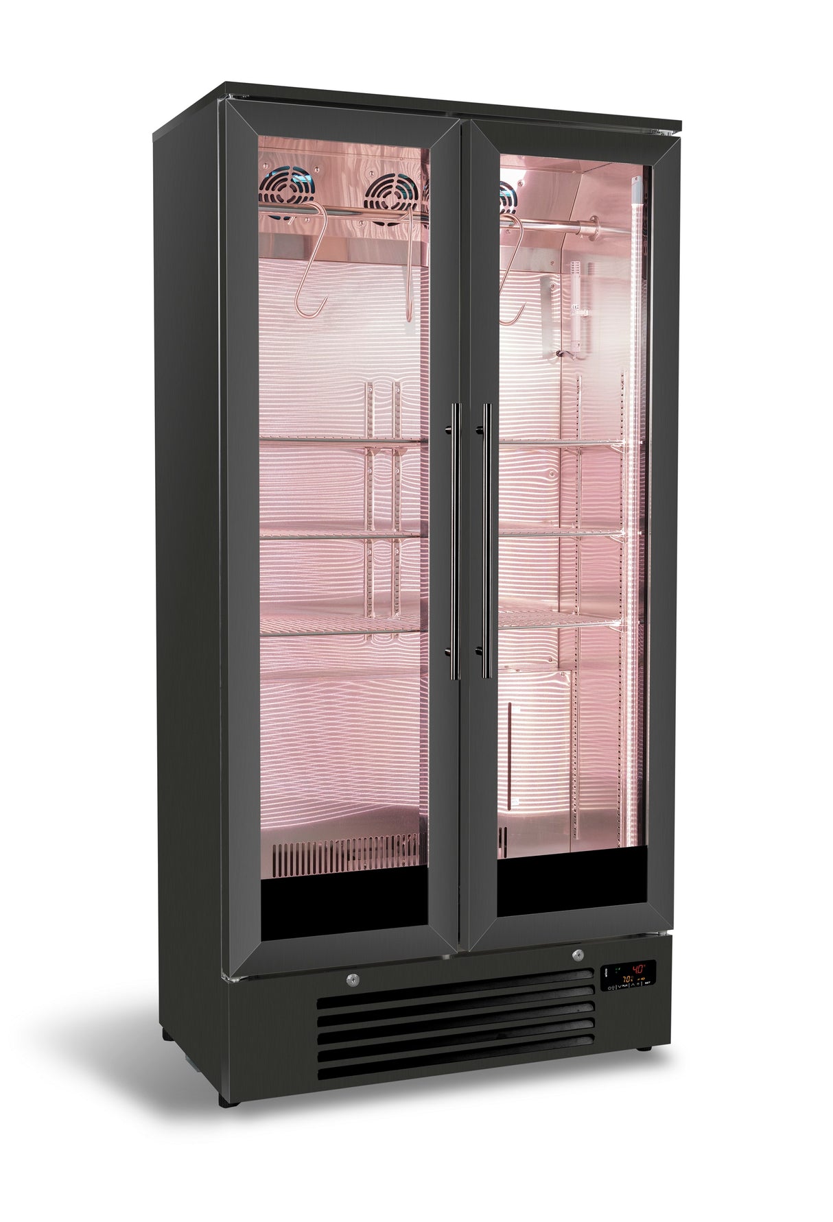 Dry Age Kast | 458L | Zwart | 0°C/+10°C | Geforceerd | Vochtigheid Instelbaar | 900x515x1820(h)mm