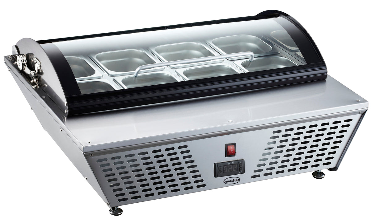 Opzetkoelvitrine | 67L | 8x GN 1/6 | 0°C/+12°C | Statisch | 767x612x328(h)mm