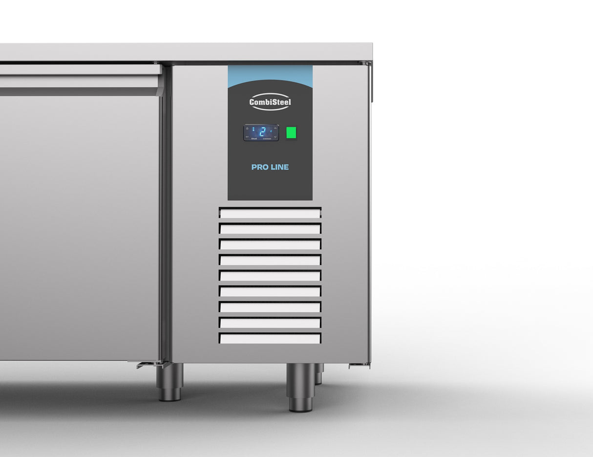 Bakkers-koelwerkbank | 380L | 2 Deuren | -2°C/+8°C | Geforceerd | 1550x800x850(h)mm