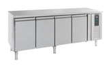Koelwerkbank | 511L | 4 Deuren | +2°C/+8°C | Geforceerd | 2230x600x850(h)mm