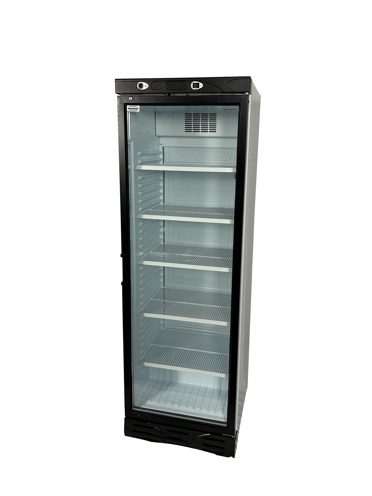 Drankenkoeling Wit | 382L | Glasdeur | +4°C/+10°C | Statisch met Ventilator  | 595x650x1850(h)mm
