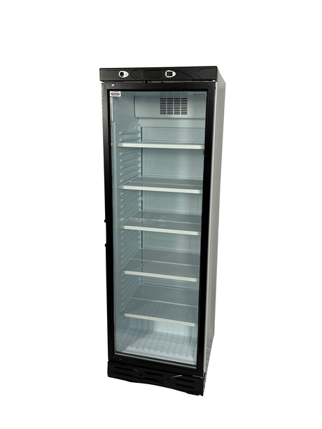 Drankenkoeling Wit | 382L | Glasdeur | +4°C/+10°C | Statisch met Ventilator  | 595x650x1850(h)mm