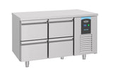 Koelwerkbank | ENERGY LINE | Energiezuinig | 281L | 4 laden | -2°C/+8°C | Geforceerd | 1400x700x850(h)mm