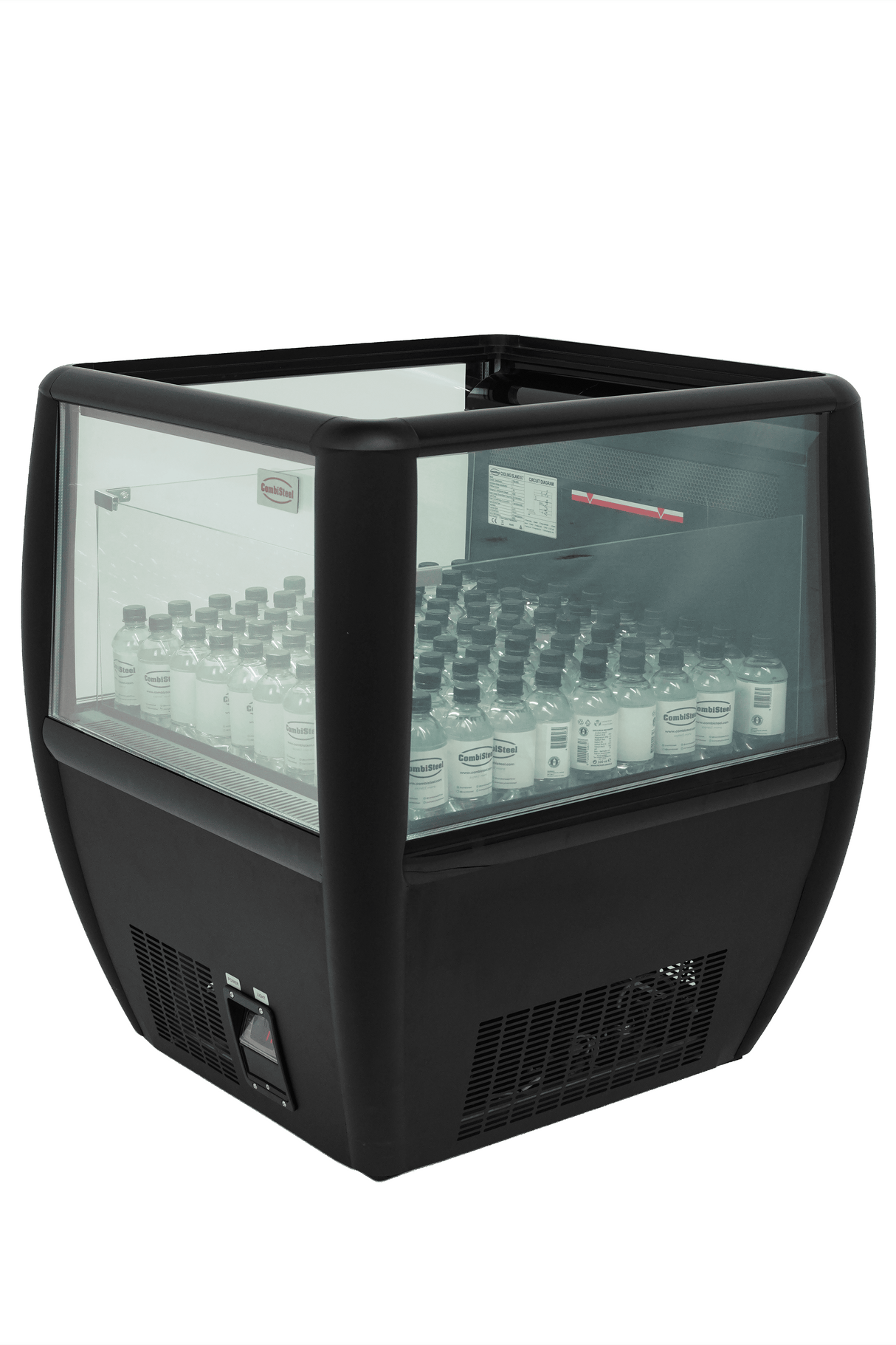 Koeleiland | Zwart | 87L | +2°C/+8°C | Geforceerd | 772x833x930(h)mm