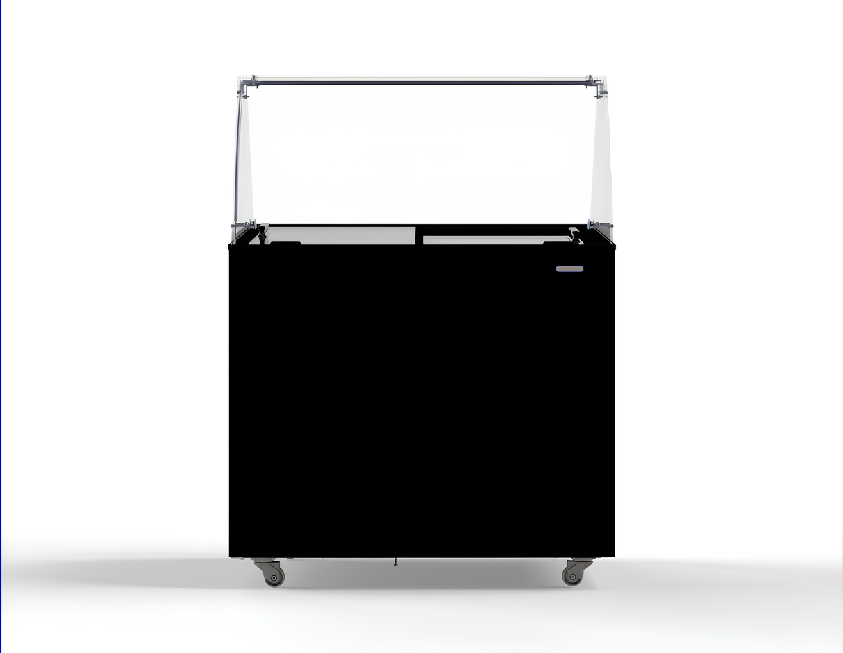 Schepijsvitrine CORSICA | Energiezuinig | 231L | 6x 5L | -14°C/-24°C | Statisch | Gekoelde Reserve | 909x644x1229(h)mm
