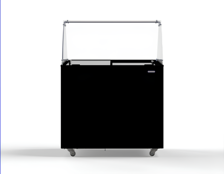 Schepijsvitrine CORSICA | Energiezuinig | 231L | 6x 5L | -14°C/-24°C | Statisch | Gekoelde Reserve | 909x644x1229(h)mm