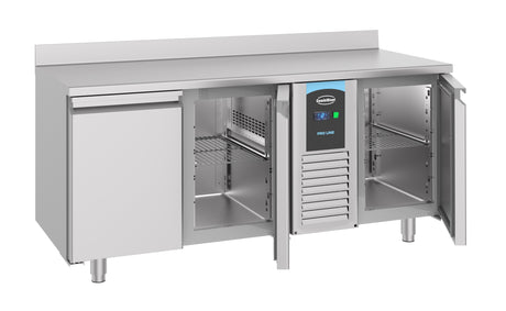 Koelwerkbank | ENERGY LINE | 474L | 3 Deuren (1/1 GN) | -2°C/+8°C | Geforceerd | Achteropstand | 1785x700x860(h)mm