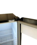 Glasdeur Koelkast | 280L | Zwart | +1°C/+10°C | Geforceerd | Wielen | 540x560x1725(h)mm