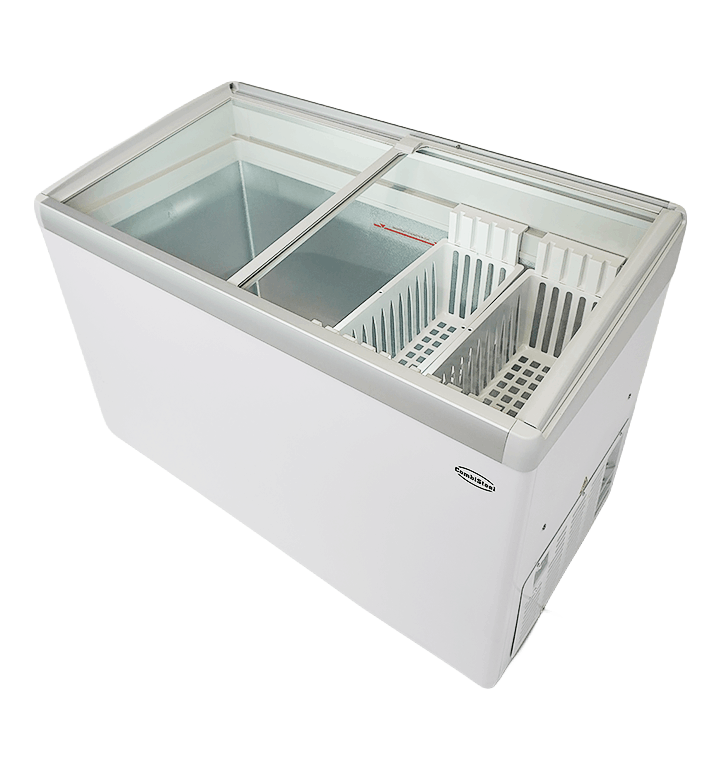 Koel - Vrieskist | LOTTE | 396L | Wit | -18°C/-25°C of 0°C/+10°C | Statisch | Schuifdeksels | 1234x653x900(h)mm