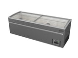 Supermarkt Vrieskist | 1040L | Grijs | -18°C/-22°C | Statisch | Schuifdeksels | 2500x850x870(h)mm