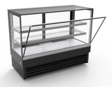 Koelvitrine | 324L | Zwart | +2°C/+8°C | 3 Niveaus | 1500x680x1200(h)mm