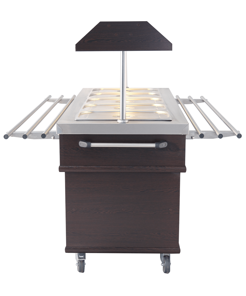 Gekoeld Buffet | 5x 1/1 GN | +4°C/+8°C | Statisch | Verlichte Kap | 1900x700x1400(h)mm