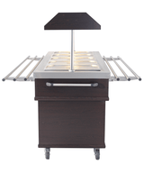 Gekoeld Buffet | 5x 1/1 GN | +4°C/+8°C | Statisch | Verlichte Kap | 1900x700x1400(h)mm