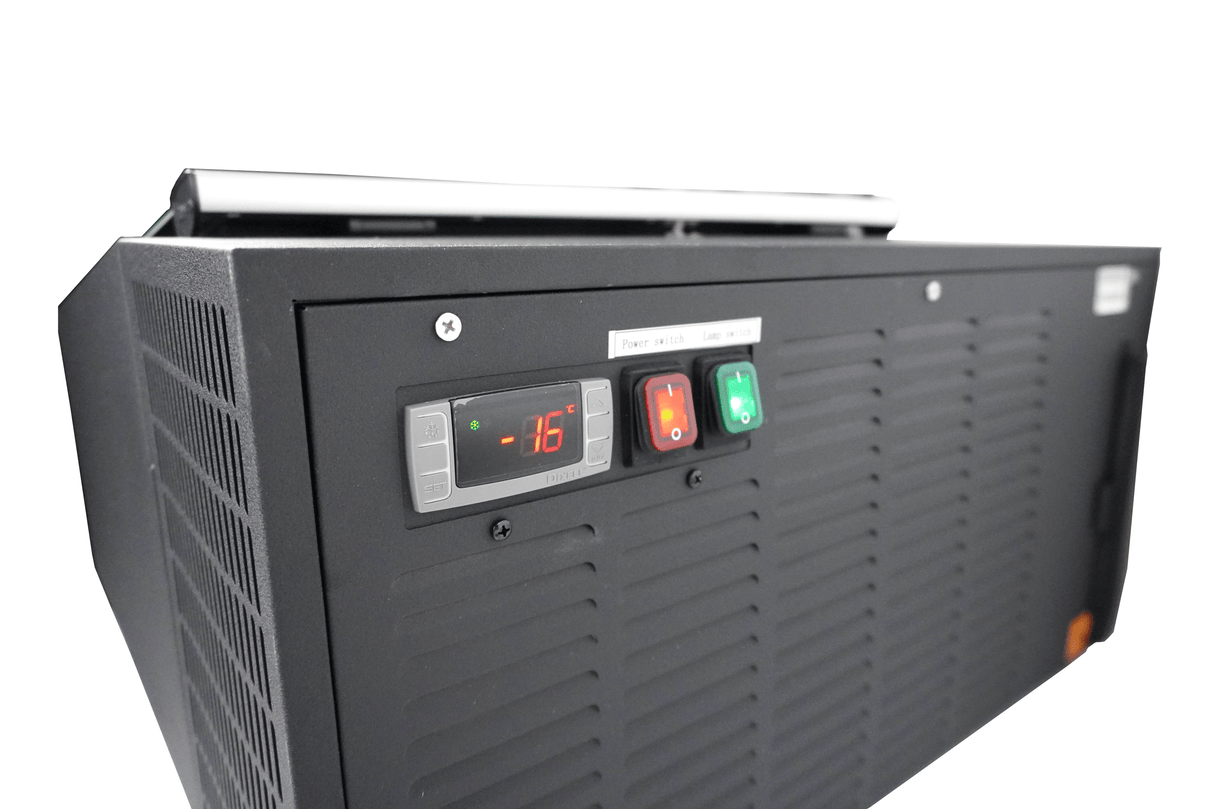 Schepijsvitrine | Zwart | 3x 5L | -16°C/-18°C | Statisch | 670x750x375(h)mm