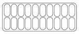 Schepijsvitrine | MILLENIUM | 1080L | 20x 5L | -14°C/-16°C | Geforceerd | 1826x1054x1356(h)mm