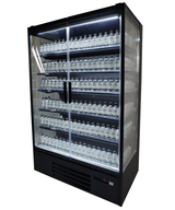 Wandkoeling Marco | Zwart | Draaideuren| 1292L | -1°C/+5°C | Geforceerd | 5 Etages | 1310x740x2010(h)mm