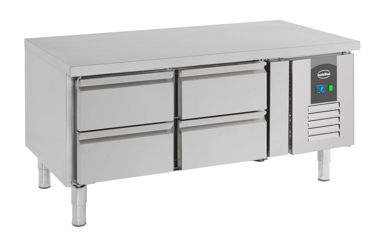 Koelwerkbank | 202L | 4 laden | +2°C/+8°C | Geforceerd | 1200x700x650(h)mm