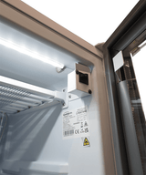 Glasdeur Vrieskast | Wit | 382L | 1 Deur | -18°C/-24°C | Statisch | 640x670x1875(h)mm