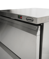Koel-/Vrieskast | 185L | RVS | -18°C/-21°C & +1°C/+4°C | Geforceerd | 2 Laden (GN) | 705x785x850(h)mm